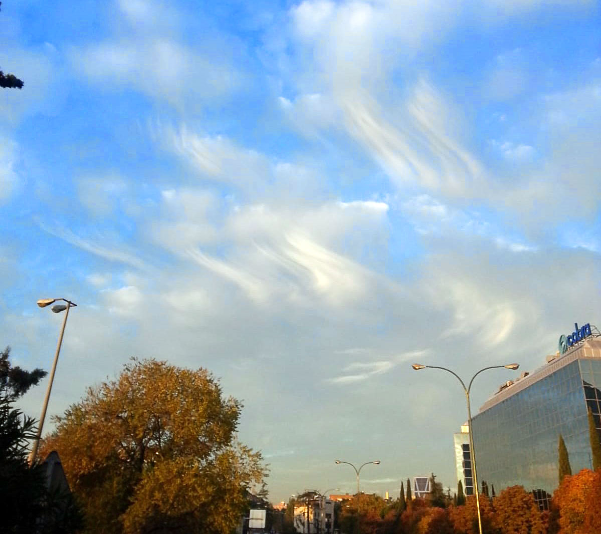 Mirar al cielo y ¡elegir el instante!